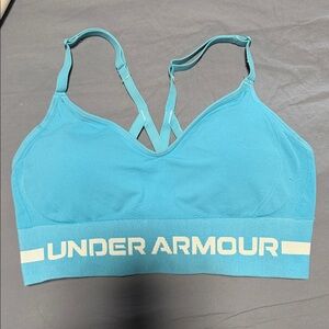 Under Armour Turquoise Seamless Light Support Sports Bra